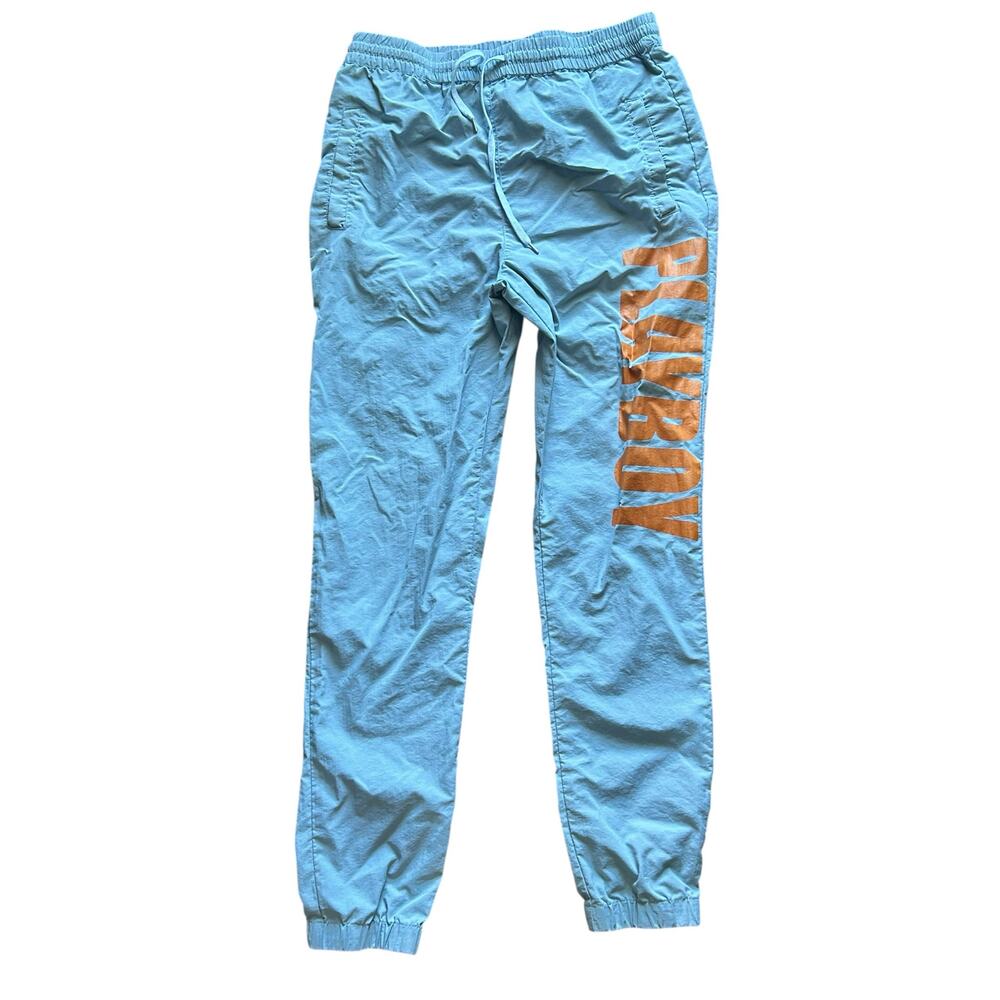 Playboy by PacSun Women’s Joggers - Light Blue, Size Medium